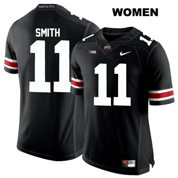 Ohio State Buckeyes Women's Tyreke Smith #11 White Number Black Authentic Nike College NCAA Stitched Football Jersey ME19D28ZN
